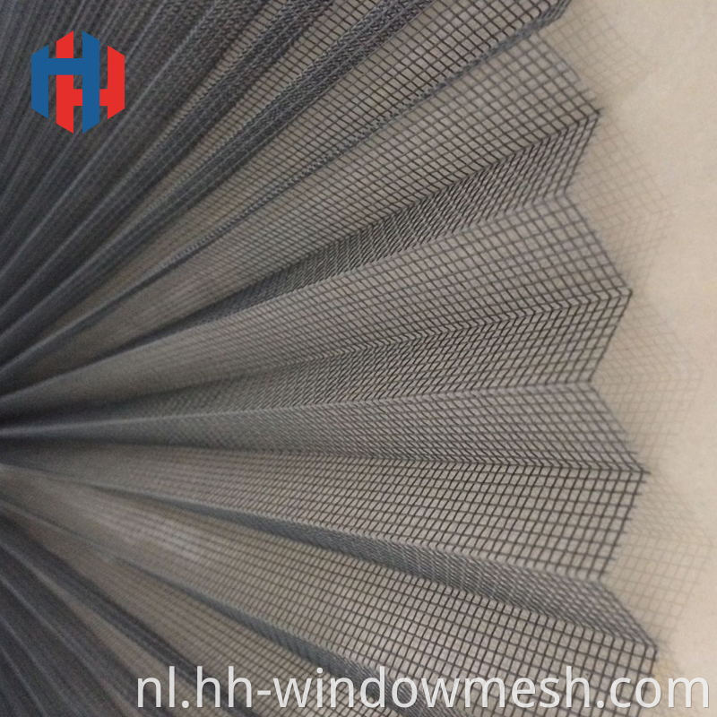 Hot Sales Diy Custom Size Fire Ove Mosquito Proof Plisse Fiberglass Window Insect Screen Ploeged Mugo Net Mesh